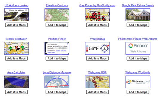 google mapplets