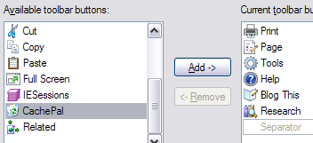 add button to toolbar
