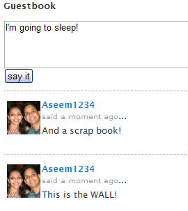 yahoo mash guestbook