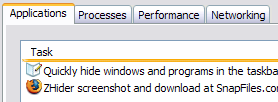hide xp windows