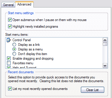 how to delete files from my recent documents