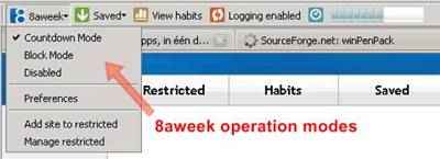 8aweek-firefox-ράβδος εργαλείων-χρόνος-διαχείριση-τρόποι
