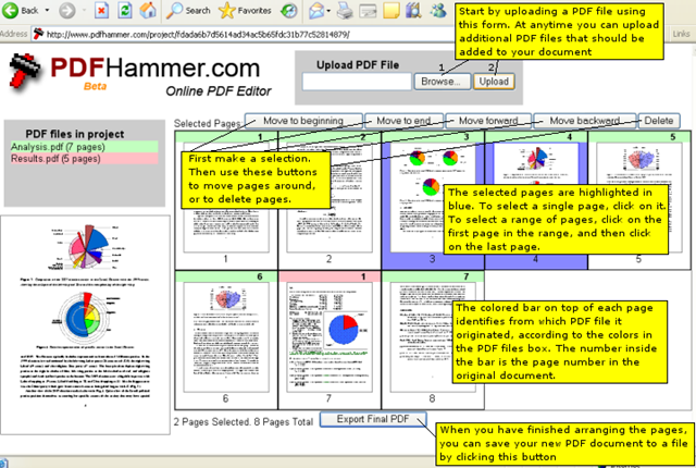 how to edit images in pdf files. edit pdf files online. All of the different PDF files show up as a list on 