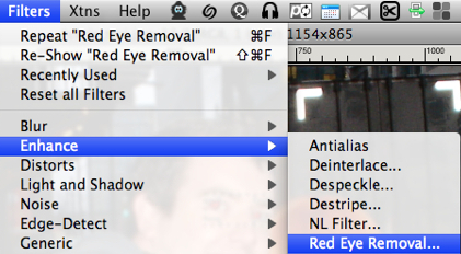 red eye removal