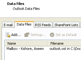 data file outlook