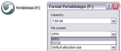 sistema de archivos NTFS