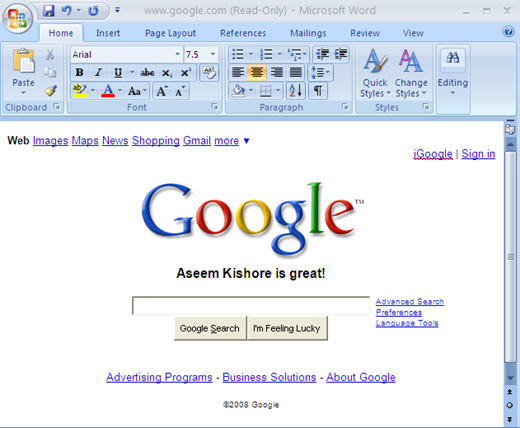 google