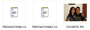 hide file in jpg
