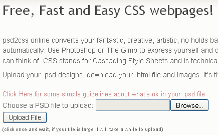psd to css