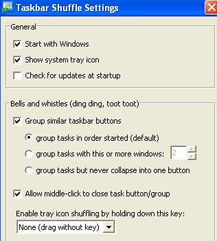 taskbar shuffle