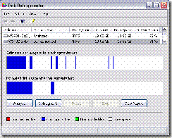Scheibe Defragmenter