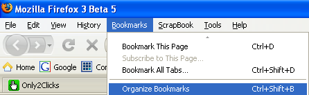 organize bookmarks