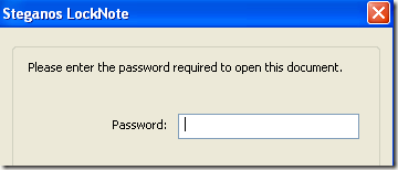 password protected file