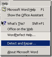 detect and repair
