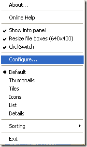 direct folders configure