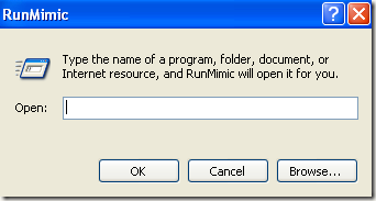missing run command