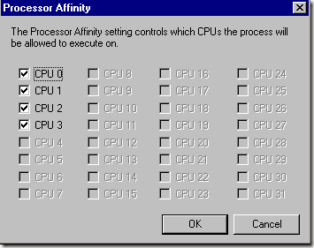processor affinity