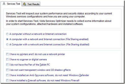 disable vista services