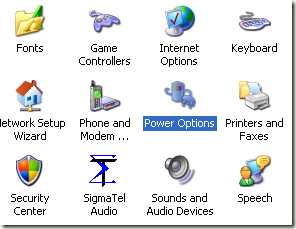 power options