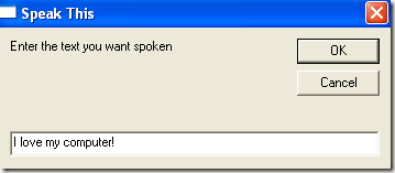 speak computer speak computer
