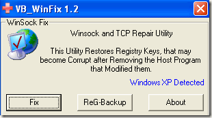 How to Repair and Fix Winsock Error in Windows XP