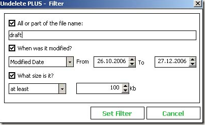 deleted files recovery