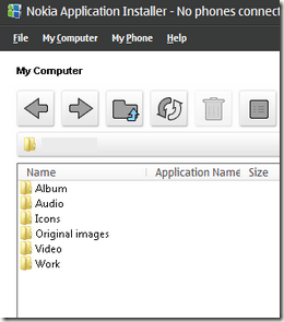 nokia install apps