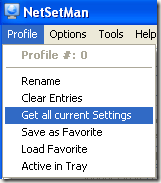 switch network settings