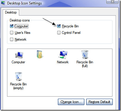 delete recycle bin