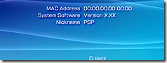 software version psp