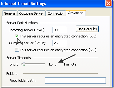 server timeout outlook