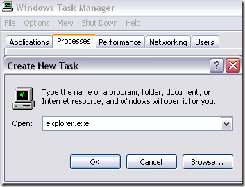 taskbar disappeared windows 7