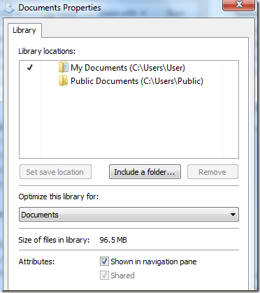 library properties