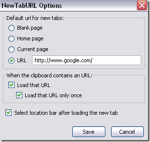 newurltab options