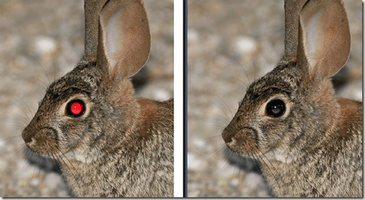 red eye removal