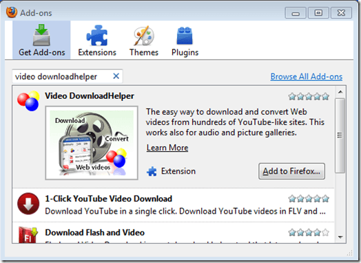 video download helper plugin
