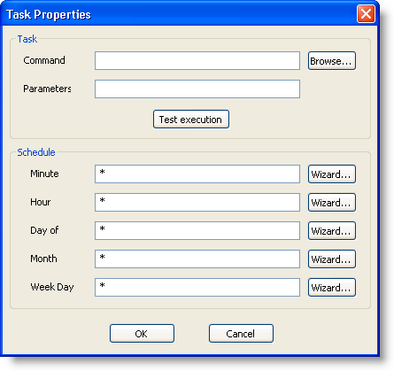 Task Properties dialog box