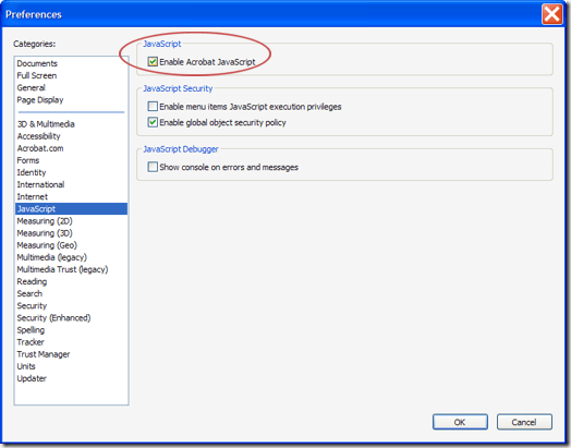 Disable Adobe Reader JavaScript