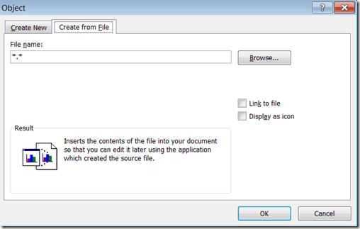 create from file