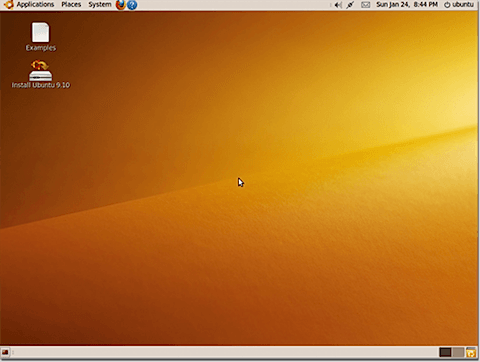 Ubuntu Desktop - Linux Live