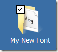 find font folder