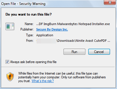 ninite automatic install run installer
