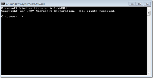 prompt window