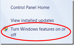 turn features on or off