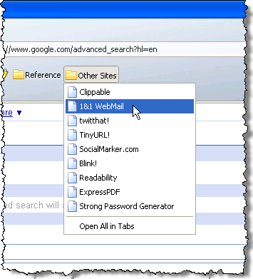 A folder for sites with no favicon