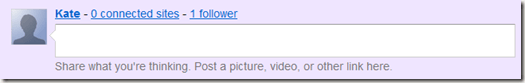 Buzz - text entry box