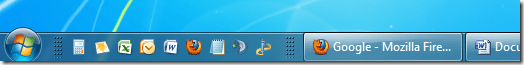 Quick Launch Toolbar in Windows 7