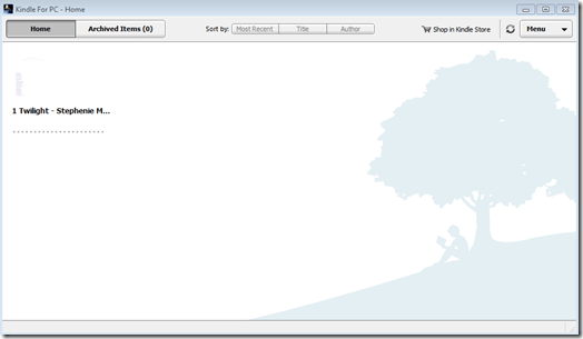 Twilight Kindle for PC