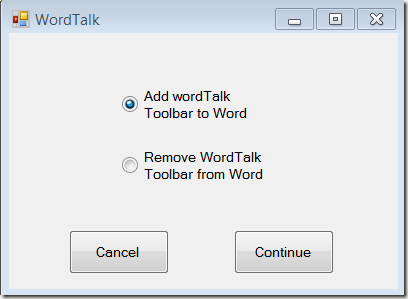 add word talk