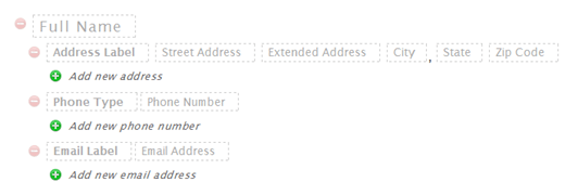 contact information
